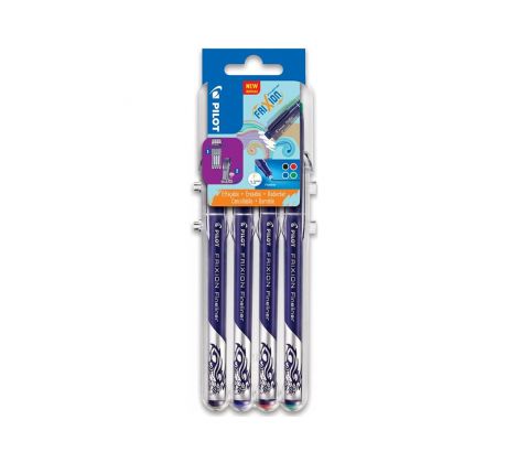 Popisovač Pilot 4104 Frixion Fineliner EVOLUTIVE Set2go 4 barvy basic