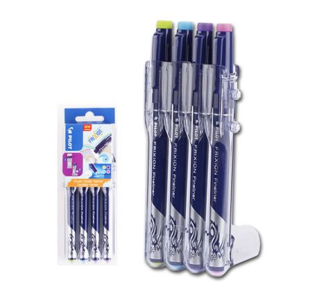 Popisovač Pilot 4104 Frixion Fineliner EVOLUTIVE Set2go 4 barvy pastel