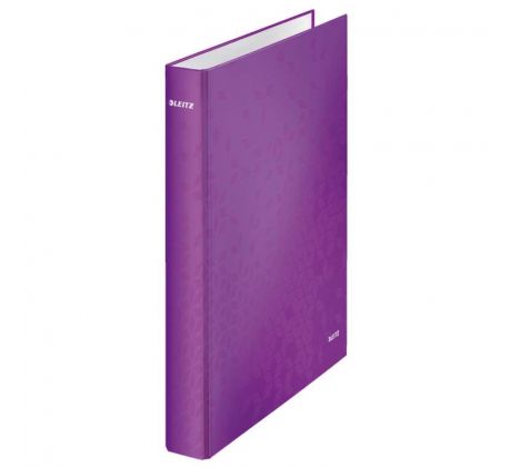 Pořadač 4-kroužkový lamino Leitz WOW A4 Maxi 4 cm purpurový