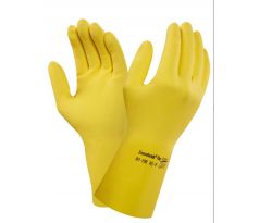 Rukavice ECONOHANDS PLUS, latexové, žluté vel. 9